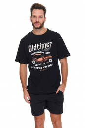 Pánské pyžamo Oldtimer černé