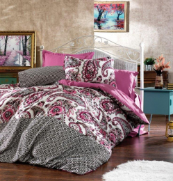 Saténový povlak na polštář Loran pink , Výběr rozměru: 45x60