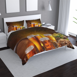 Povlečení Sklenice s pivem - 140x200 / 90x70