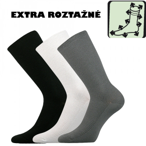 Bavlněné extrémně roztažné zdravotní ponožky Oregan