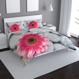 Povlečení Gerbera na kamenech - 140x200 / 90x70