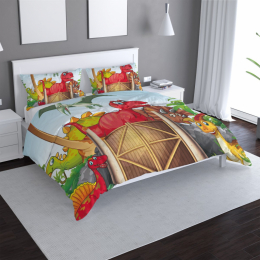 Povlečení Dinosauři 4 - 140x200 / 90x70