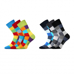 Bavlněné společenské ponožky Decube
