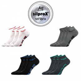 Sportovní nízké ponožky se stříbrem Dukaton silproX