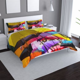 Povlečení Deštníky - 140x200 / 90x70