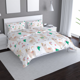 Povlečení Roztomilé lamy - 140x200 / 90x70