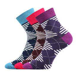 Dásmké vzorované ponožky Ivana 45