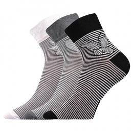 Dámské slabé vzorované ponožky s elastanem Jana  25