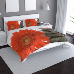 Povlečení Gerbera s kameny - 140x200 / 90x70