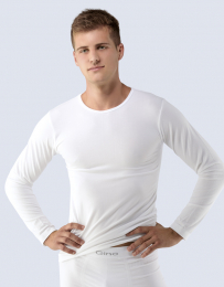 Pánské tričko s dlouhým rukávem, dlouhý rukáv, bezešvé, jednobarevné Bamboo PureLine 58004P 