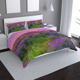 Povlečení Levandulové pole 2 - 140x200 / 90x70