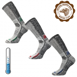 Velmi silné froté vlněné ponožky Orbit