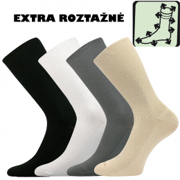 Bavlněné extrémně roztažné zdravotní ponožky Oregan