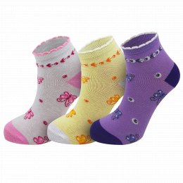 Dětské bavlněné ponožky dívčí B-fly 2