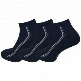 Pánské bambusové antibakteriální sneaker ponožky Bm-sneak tmavě modré