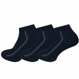 Pánské bambusové antibakteriální sneaker ponožky Bm-sneak černé