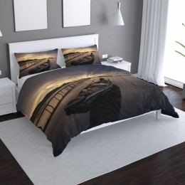 Povlečení Loďka na jezeře 2 - 140x200 / 90x70