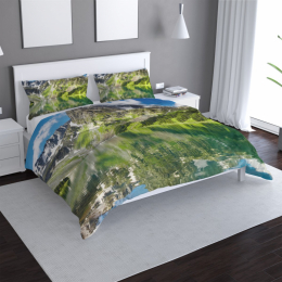 Povlečení Odraz hor na jezeře - 140x200 / 90x70
