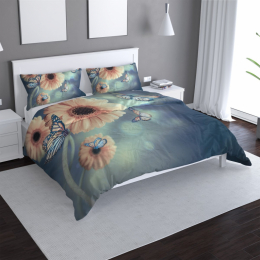 Povlečení Květinová abstrakce - 140x200 / 90x70