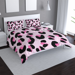 Povlečení Růžový gepard - 140x200 / 90x70