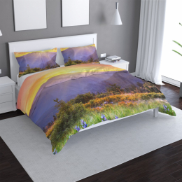 Povlečení Západ slunce nad lesem - 140x200 / 90x70