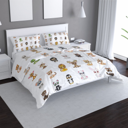 Povlečení Zvířátka 4 - 140x200 / 90x70