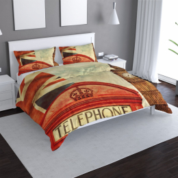 Povlečení Londýn 4 - 140x200 / 90x70