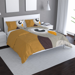Povlečení Kreslená sova - 140x200 / 90x70